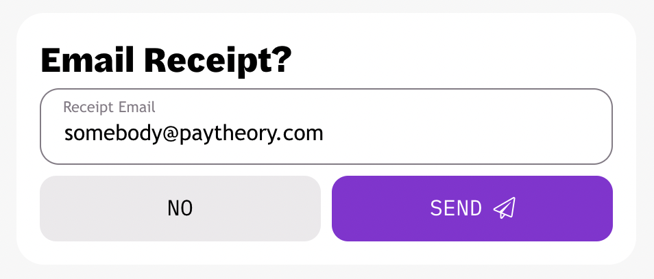 Refund Receipt Email